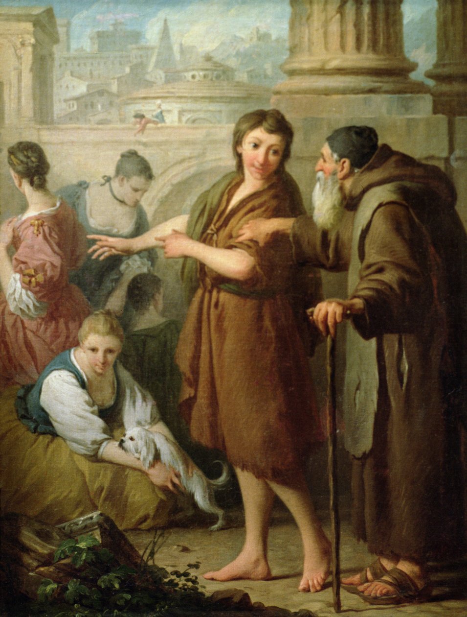 Os gansos do irmão Philippe, c.1732-36 de Pierre Subleyras