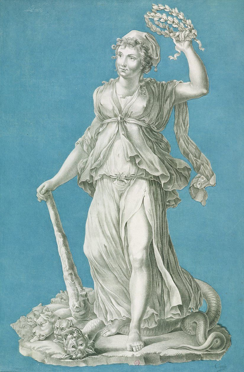 Liberdade, c.1793 de Pierre Thomas Le Clerc