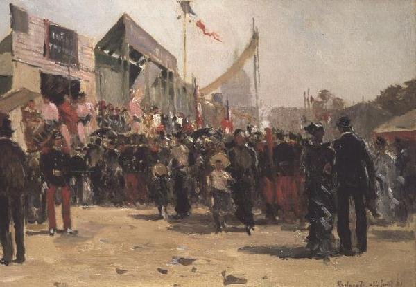 Feira na Esplanada dos Inválidos, 1891 de Pierre Vauthier