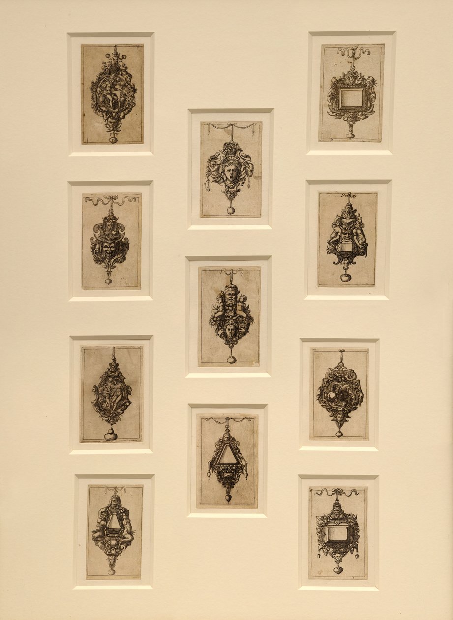 Pingentes de pescoço de Pierre Woeiriot
