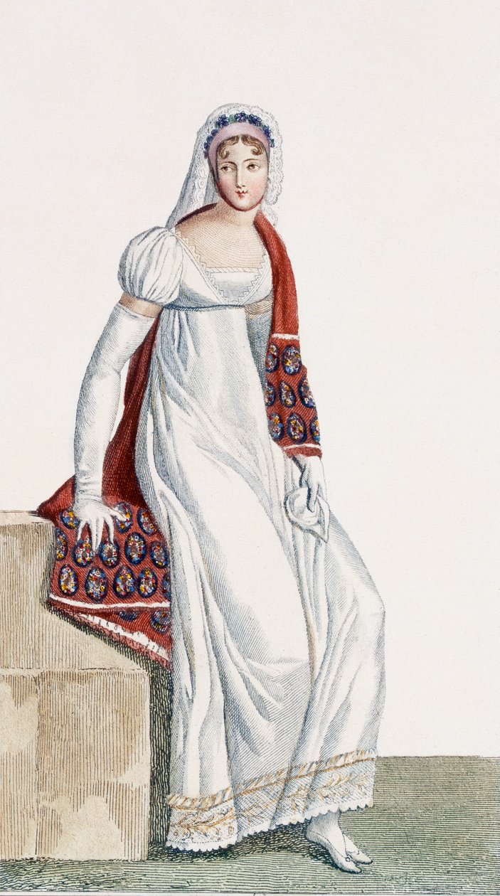 Vestido de dia das senhoras, 1811 de Pierre de La Mesangere