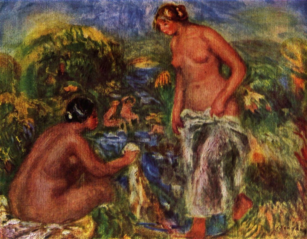 Mulheres de banho de Pierre Auguste Renoir