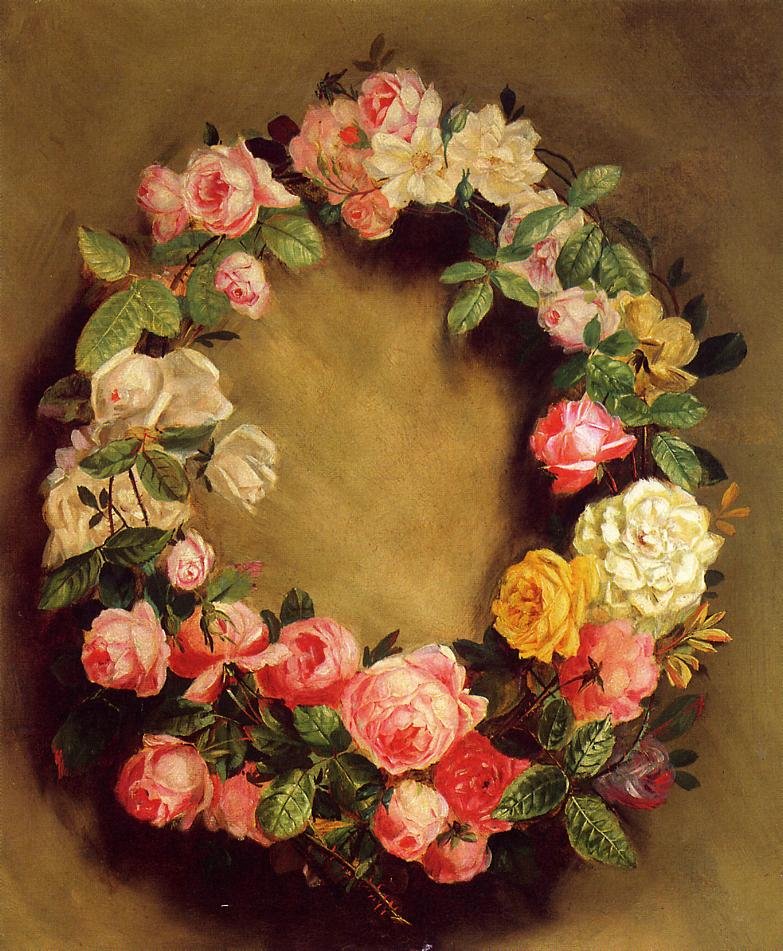  Crown of RosesnEspanol: Corona de rosasn de Pierre Auguste Renoir