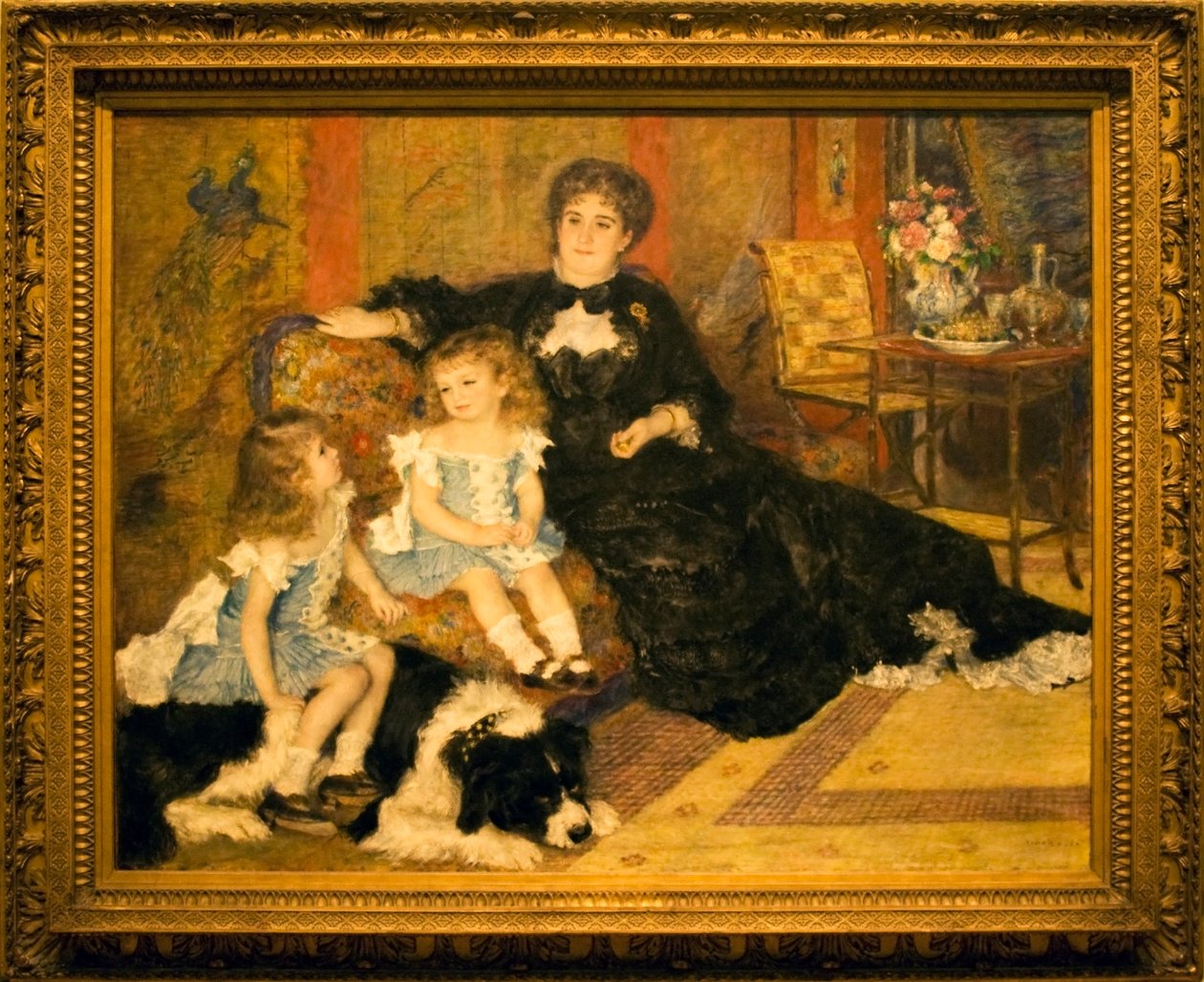 Madame charpentier e dela childrenn de Pierre Auguste Renoir