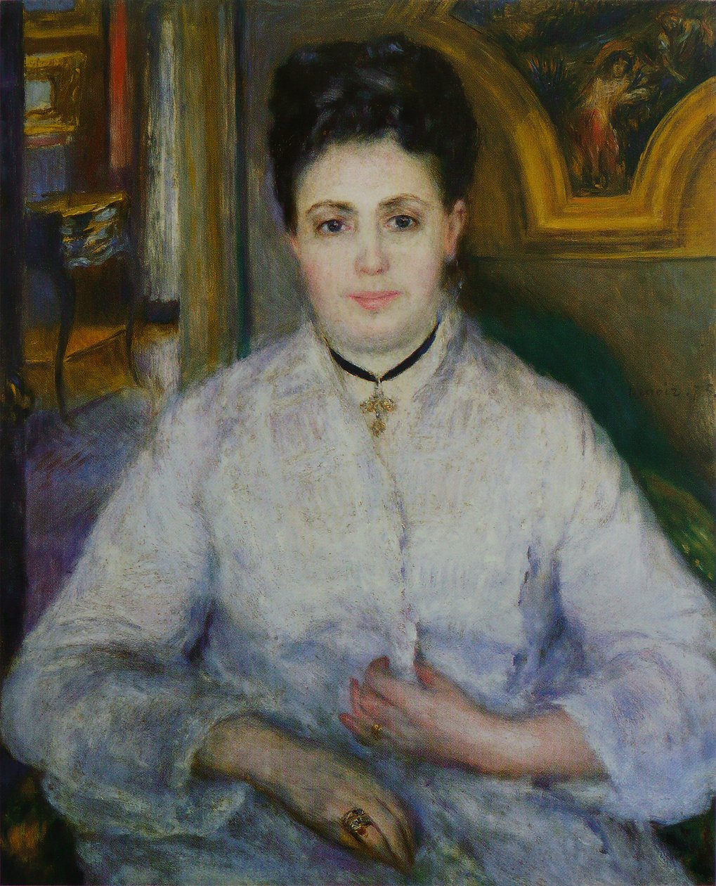 Madame Victor Chocquet de Pierre Auguste Renoir