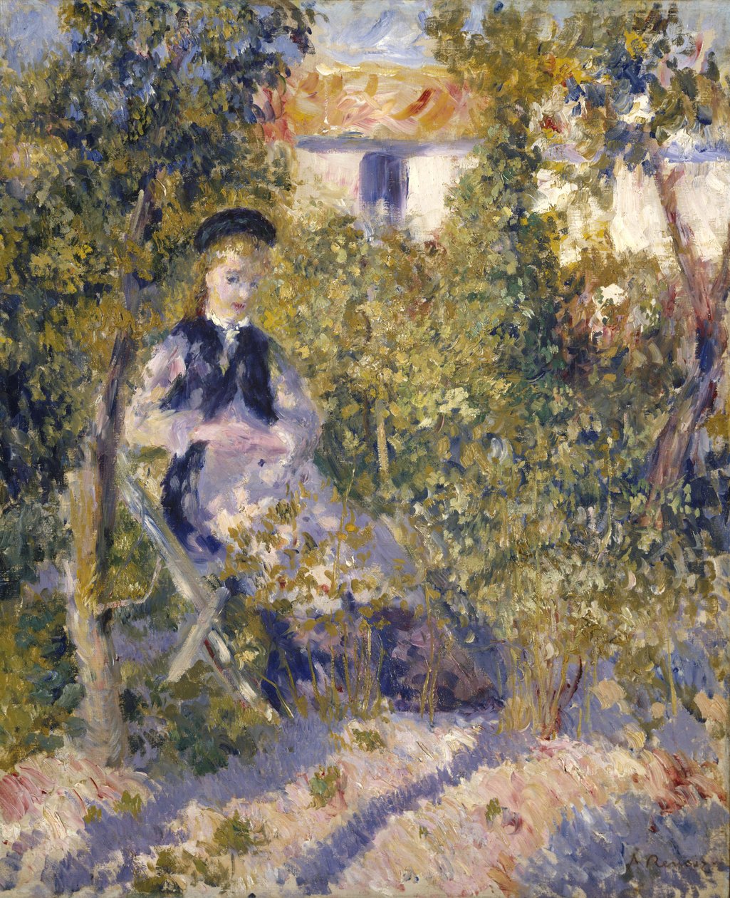 Nini no jardim (Nini Lopez) de Pierre Auguste Renoir