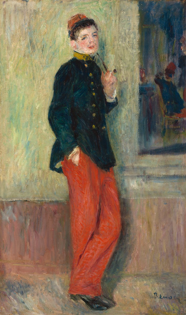 O jovem soldado, c.1880 de Pierre Auguste Renoir