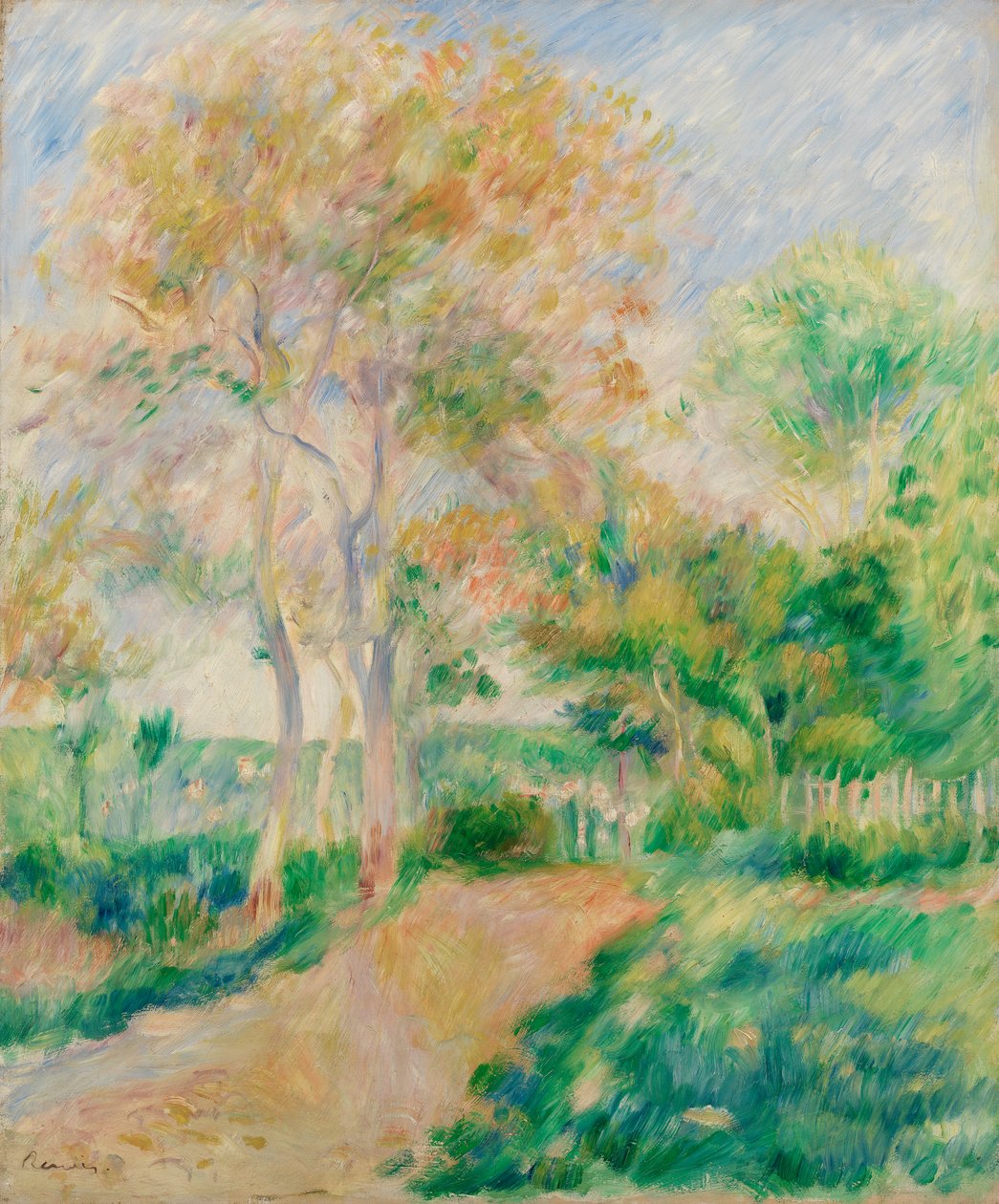 Paisagem de outono de Pierre-Auguste Renoir