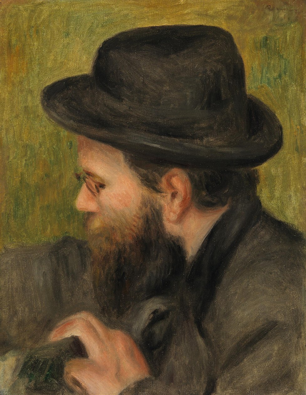 Retrato do senhor Bernard de perfil de Pierre-Auguste Renoir
