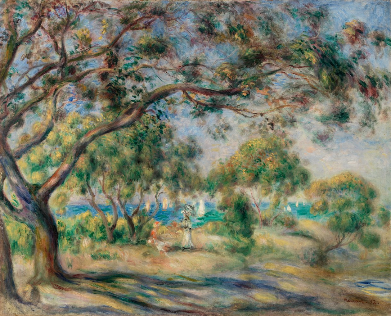 Bois de la Chaise (Noirmoutier) de Pierre-Auguste Renoir