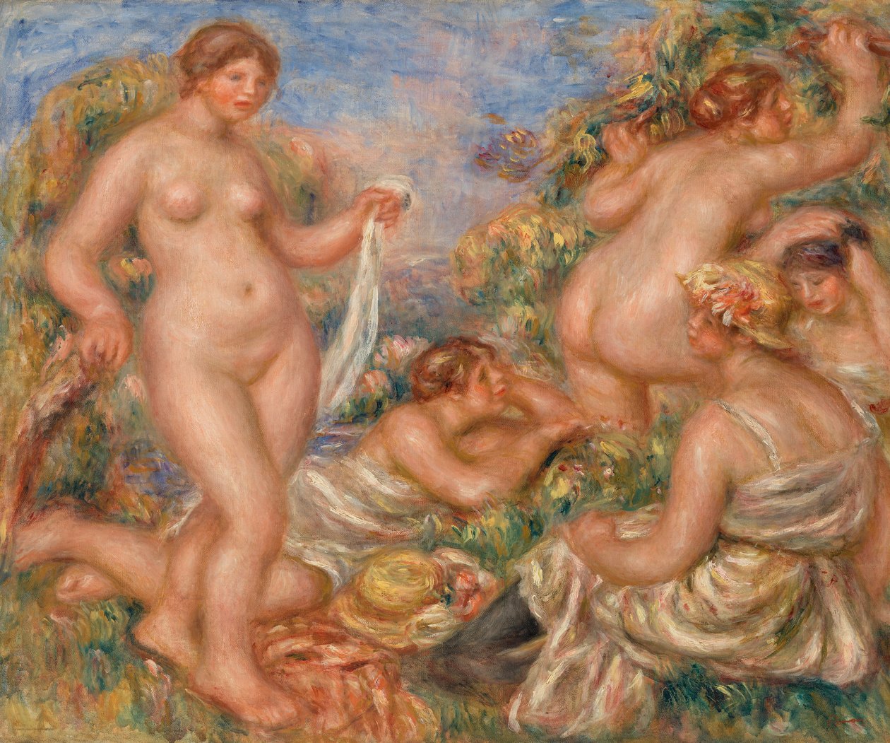 Composição, Cinco Paises de Pierre-Auguste Renoir