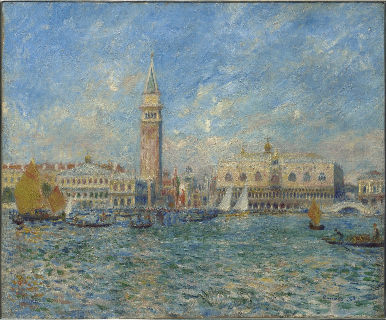 Palácio Ducal, Veneza de Pierre-Auguste Renoir