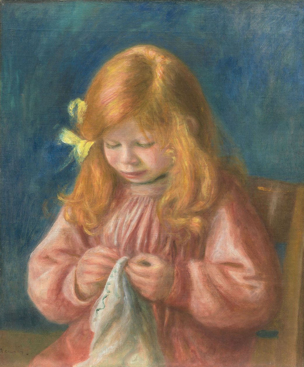 Jean Renoir Costura de Pierre-Auguste Renoir