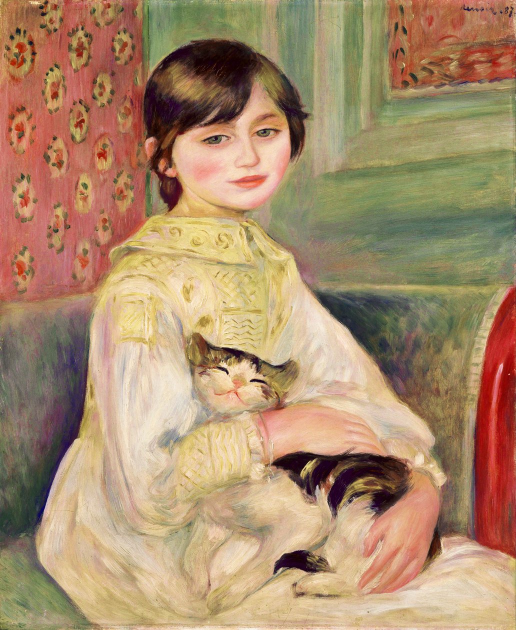 Julie Manet, também conhecida como o Menino Gato de Pierre-Auguste Renoir