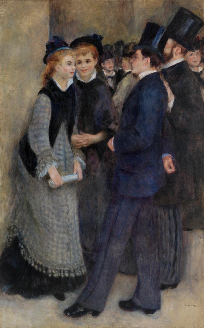 Saída do Conservatório (La Sortie du conservatoire) de Pierre-Auguste Renoir