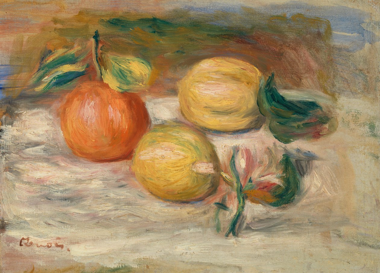 Limões e Laranja de Pierre-Auguste Renoir