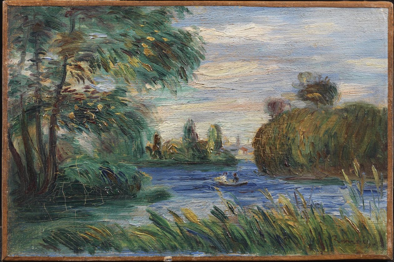 Paisagem fluvial de Pierre-Auguste Renoir