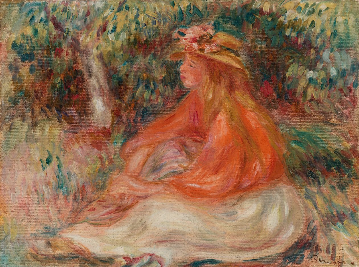 Mulher Sentada (Femme Assise) de Pierre-Auguste Renoir
