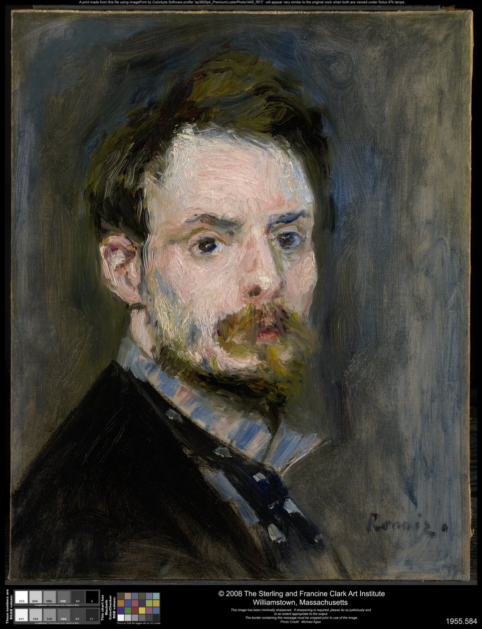 Auto-retrato de Pierre-Auguste Renoir