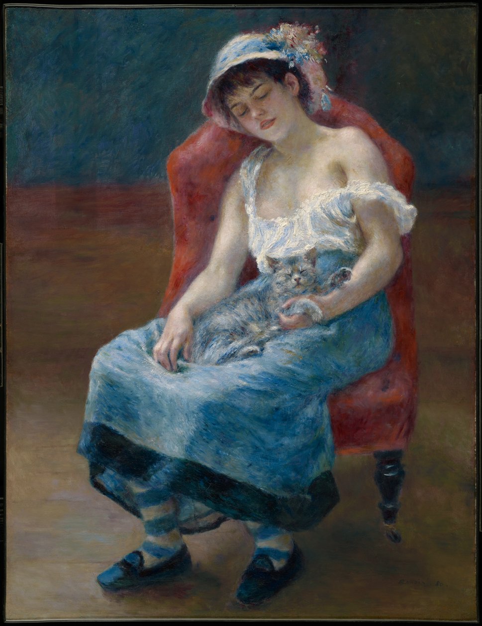 Rapariga adormecida de Pierre-Auguste Renoir