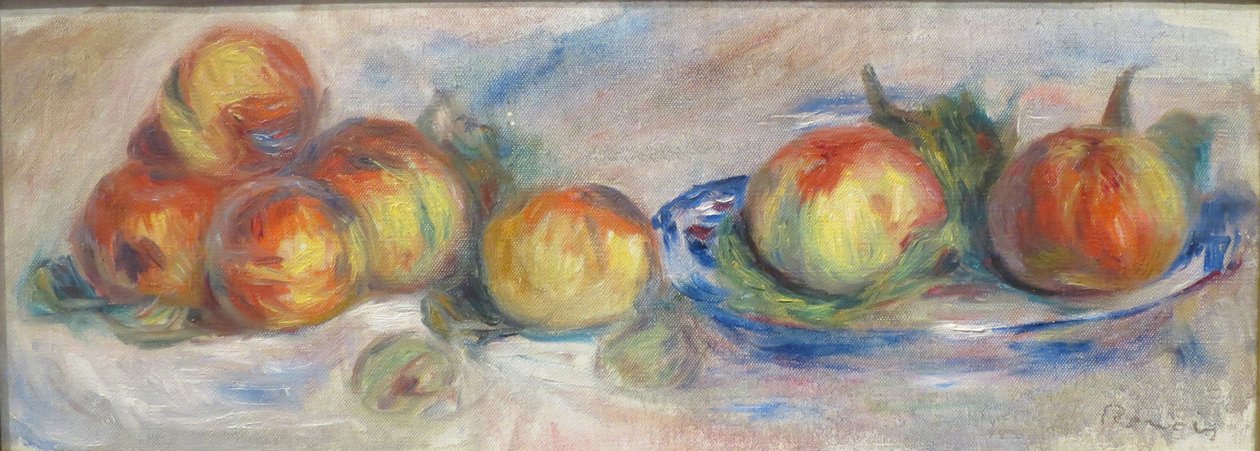 Natureza morta com maçãs de Pierre-Auguste Renoir