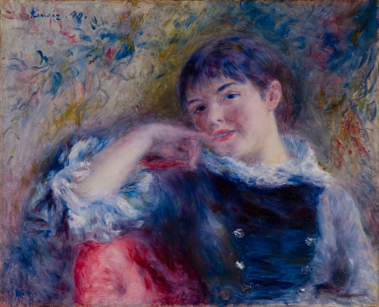 A sonhadora de Pierre-Auguste Renoir
