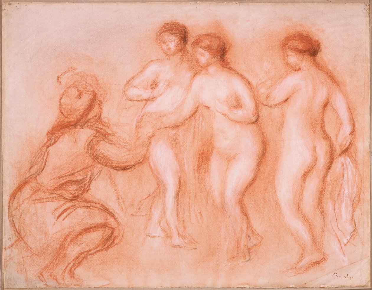 O julgamento de Páris de Pierre-Auguste Renoir