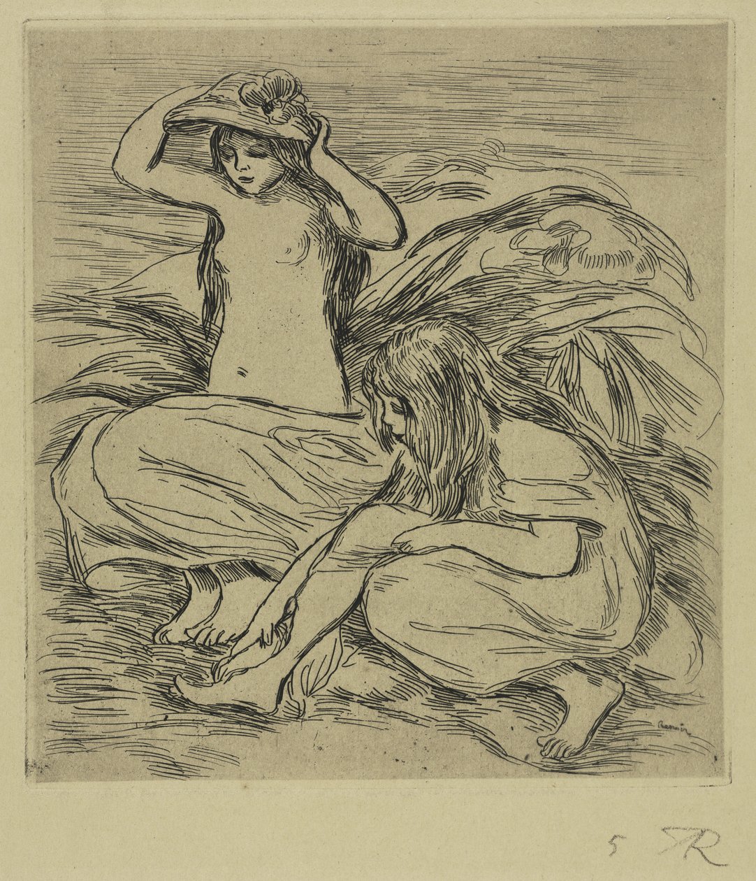 Os dois banhistas de Pierre-Auguste Renoir