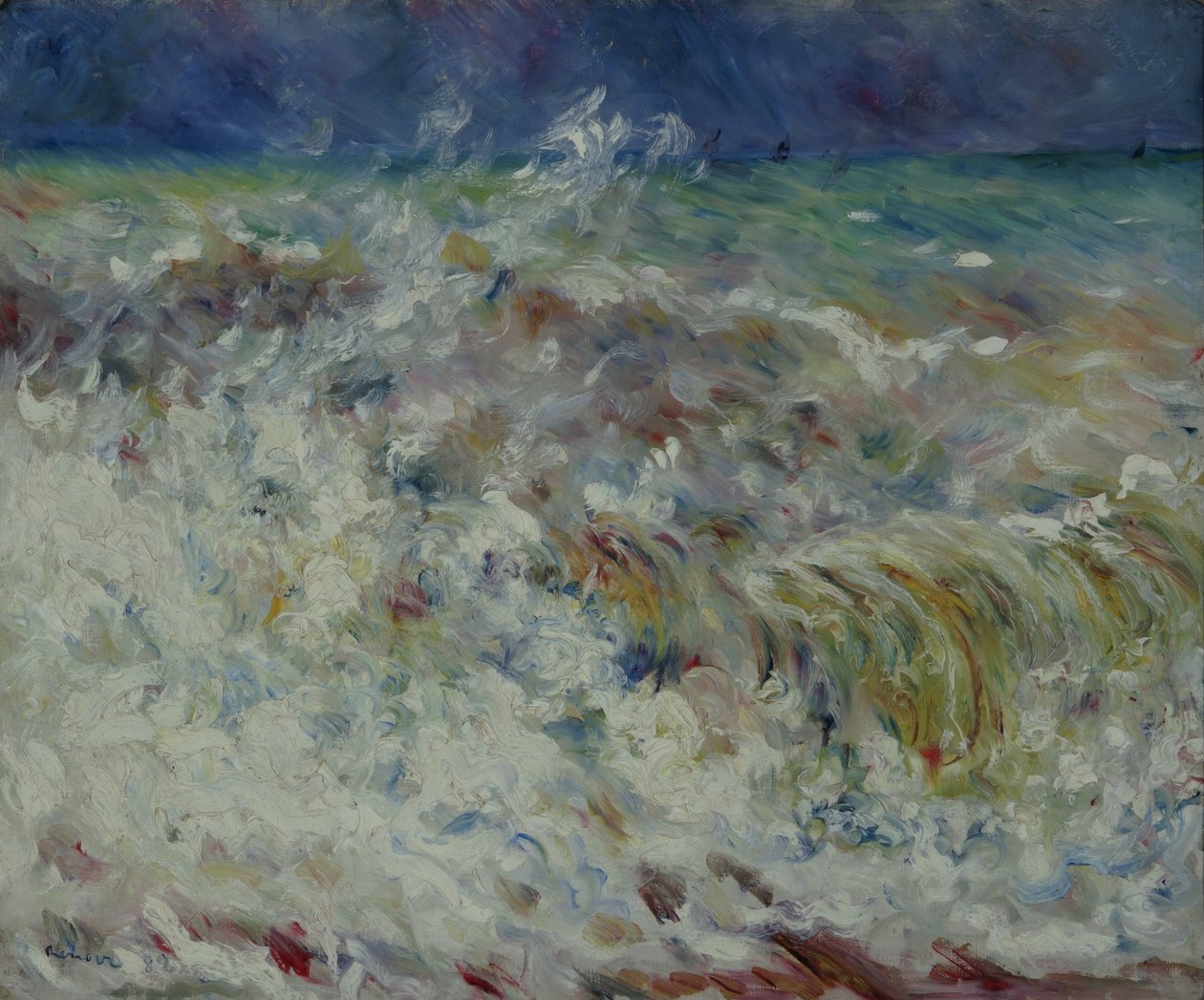 A onda de Pierre Auguste Renoir