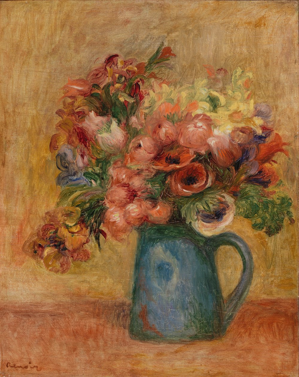 Vaso de flores de Pierre-Auguste Renoir