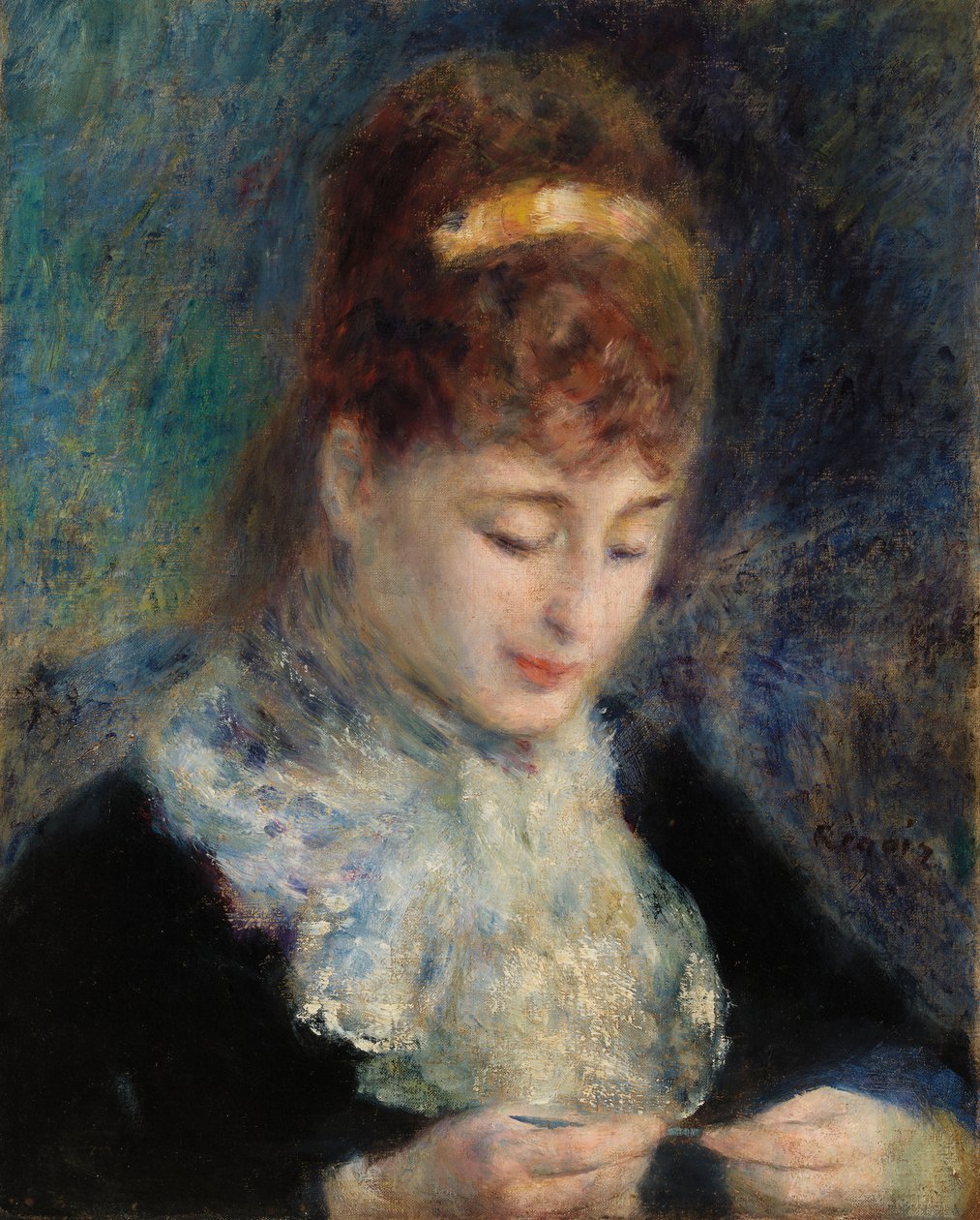 Croché Mulher de Pierre-Auguste Renoir