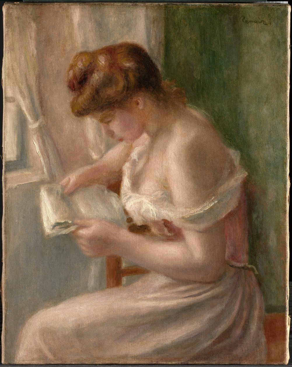 Mulher a ler de Pierre-Auguste Renoir