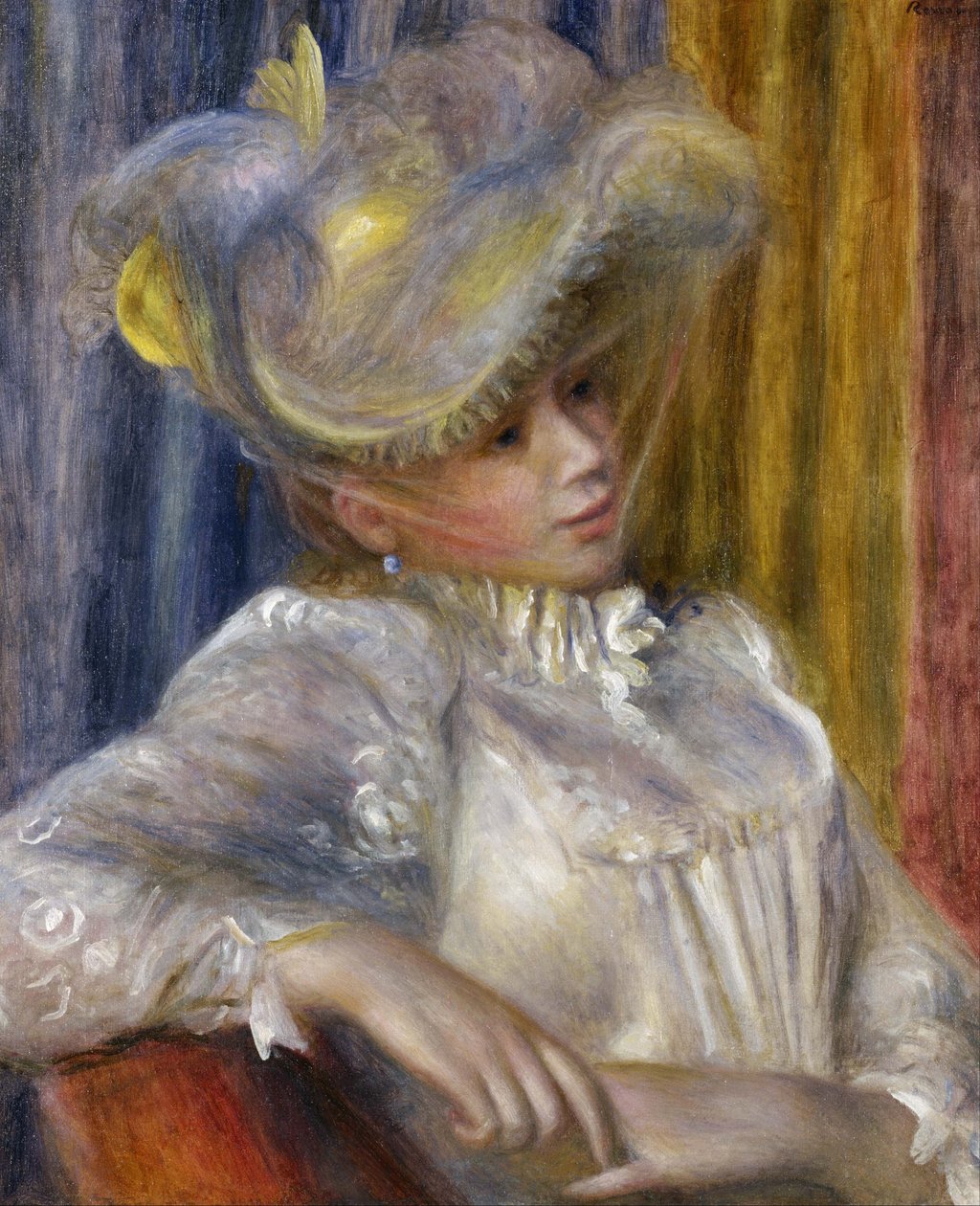 Mulher com chapéu de Pierre-Auguste Renoir