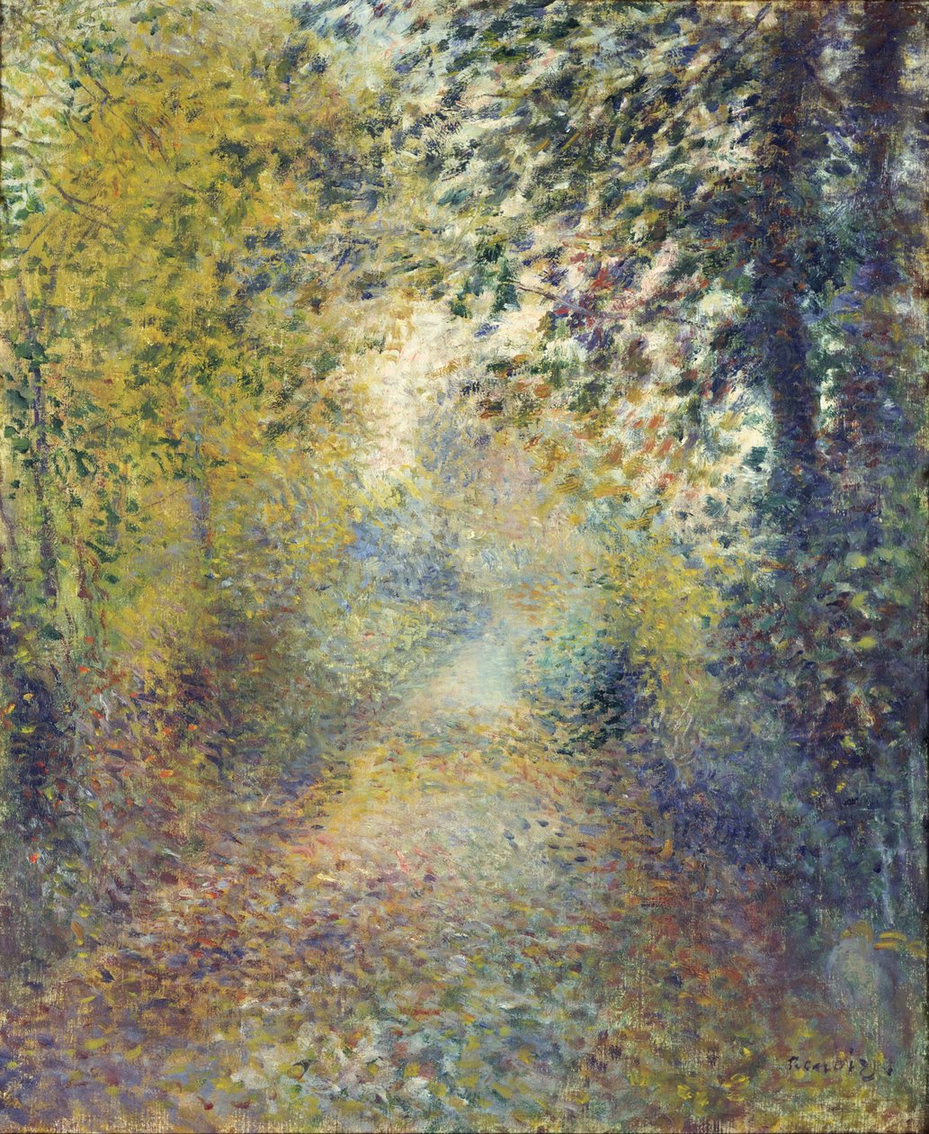 Sombra das árvores de Pierre-Auguste Renoir