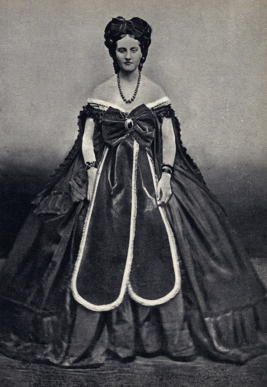 Retrato do "meio mundo", o Castiglione de Pierson. Fotografia, final do século XIX, de Pierre Louis Pierson
