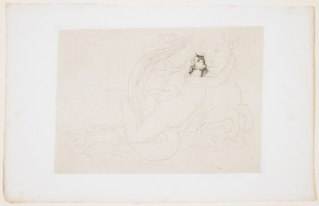 O rapto da Europa de Pierre-Paul Prudhon