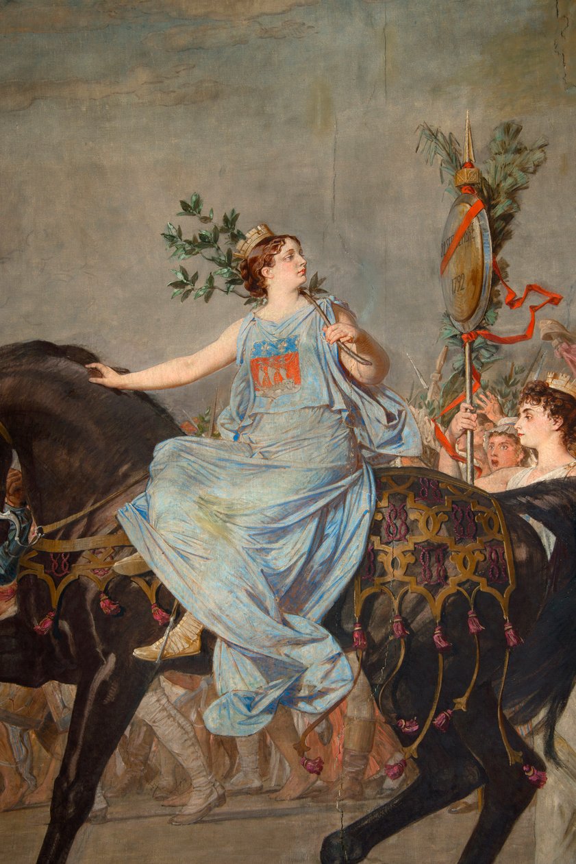 Fresco "O Triunfo da Repúblika" de Pierre Paul Lêon Glaize