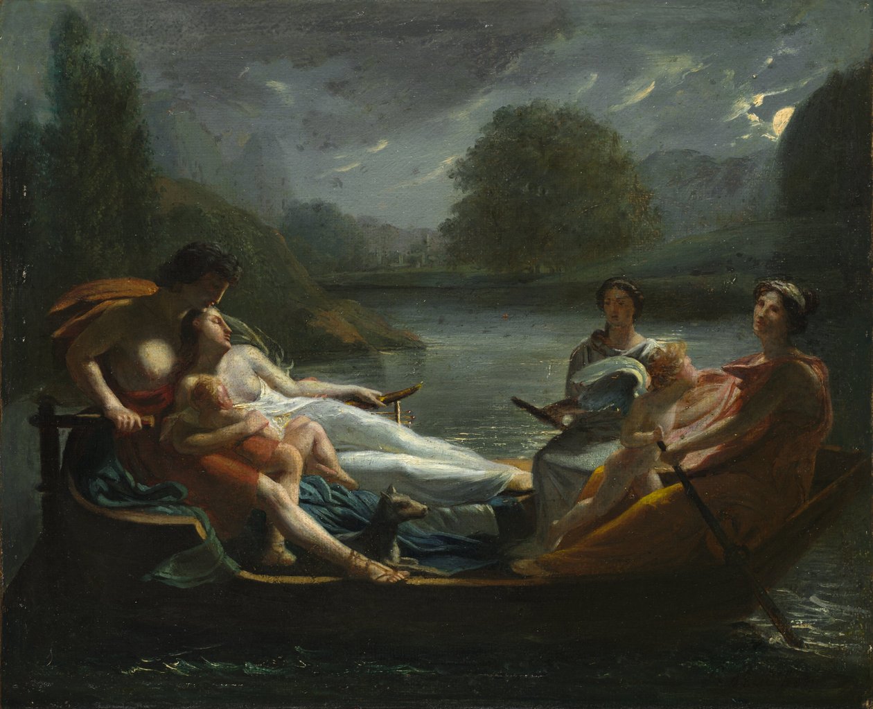 O Sonho de Felicidade, depois de 1819 (óleo sobre tecido) de Pierre Paul Prud
