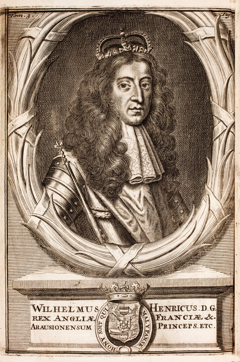 Rei Guilherme III (1650-1702) de Pierre  Mortier