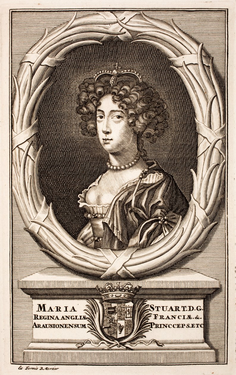 Rainha Maria II (1662-1694) de Pierre  Mortier