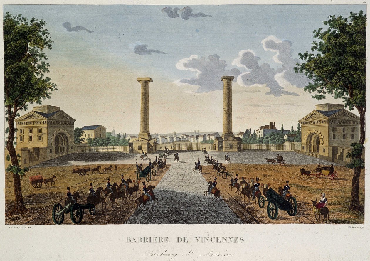 Barreiras de Vincennes por Courvoisier de Pierre (after) Courvoisier