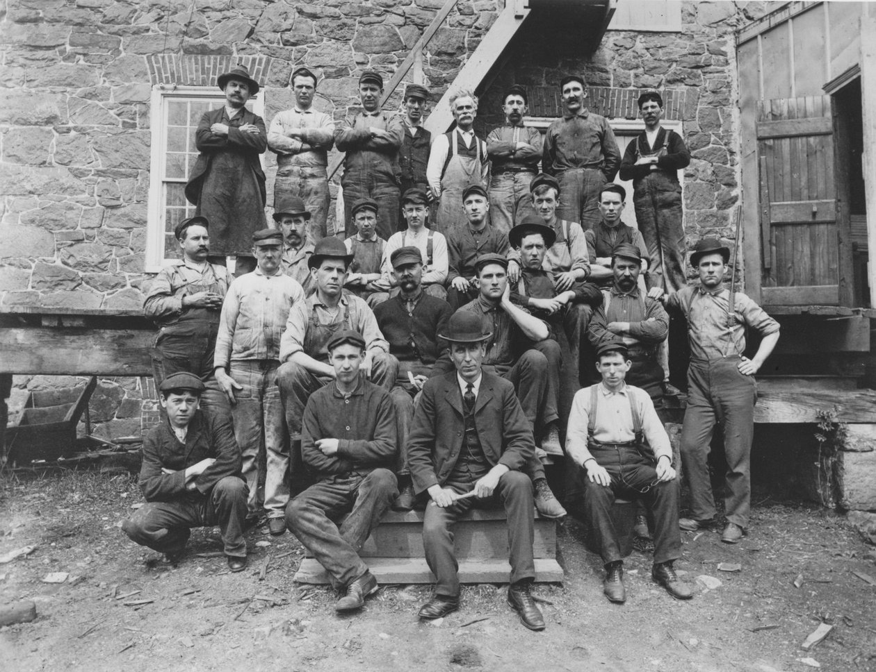 Funcionários da Henry Clay Factory, 1905 de Pierre A. Gentieu