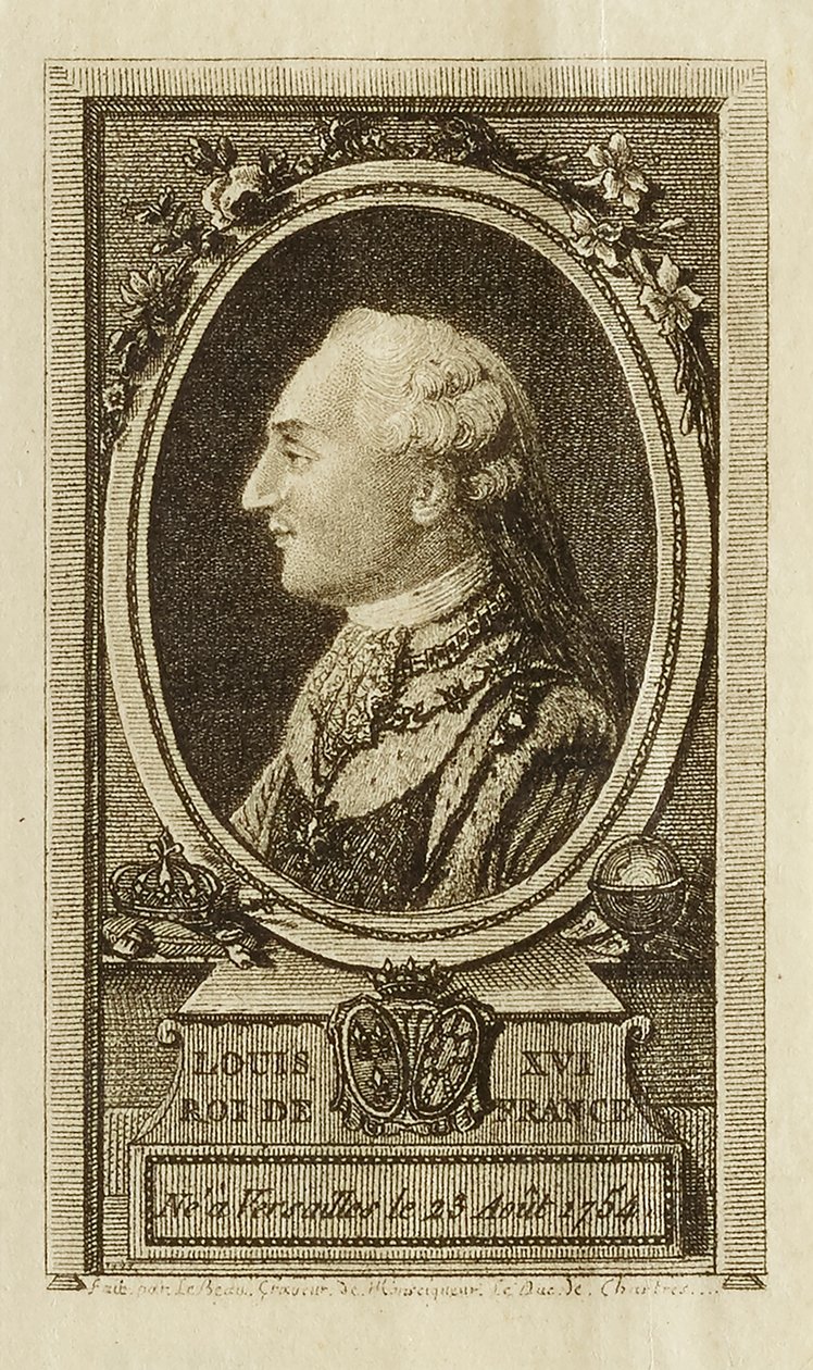 Luís XVI - Rei de França de Pierre Adrien Le Beau