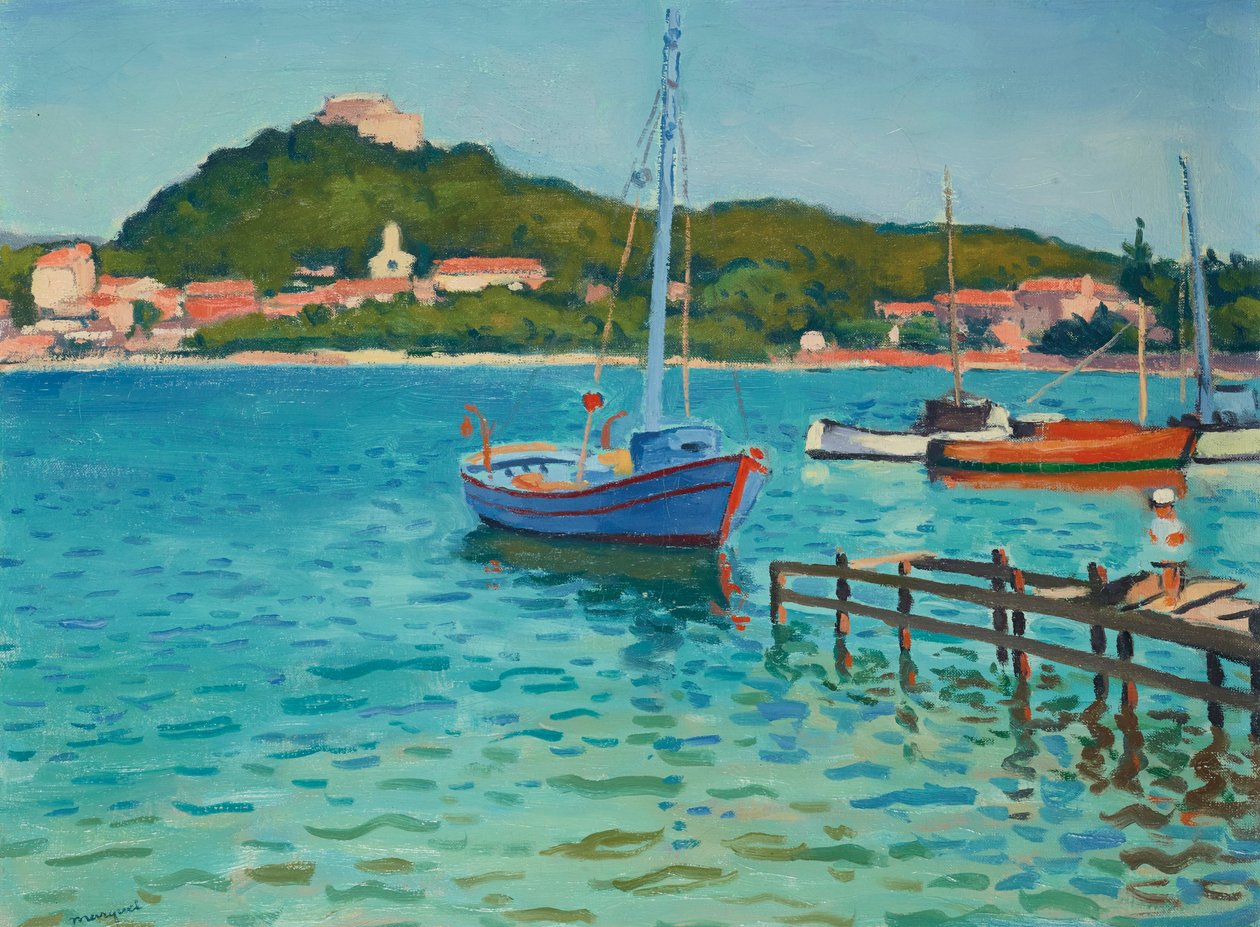 Porquerolles, tarde de verão, 1939. de Albert Marquet