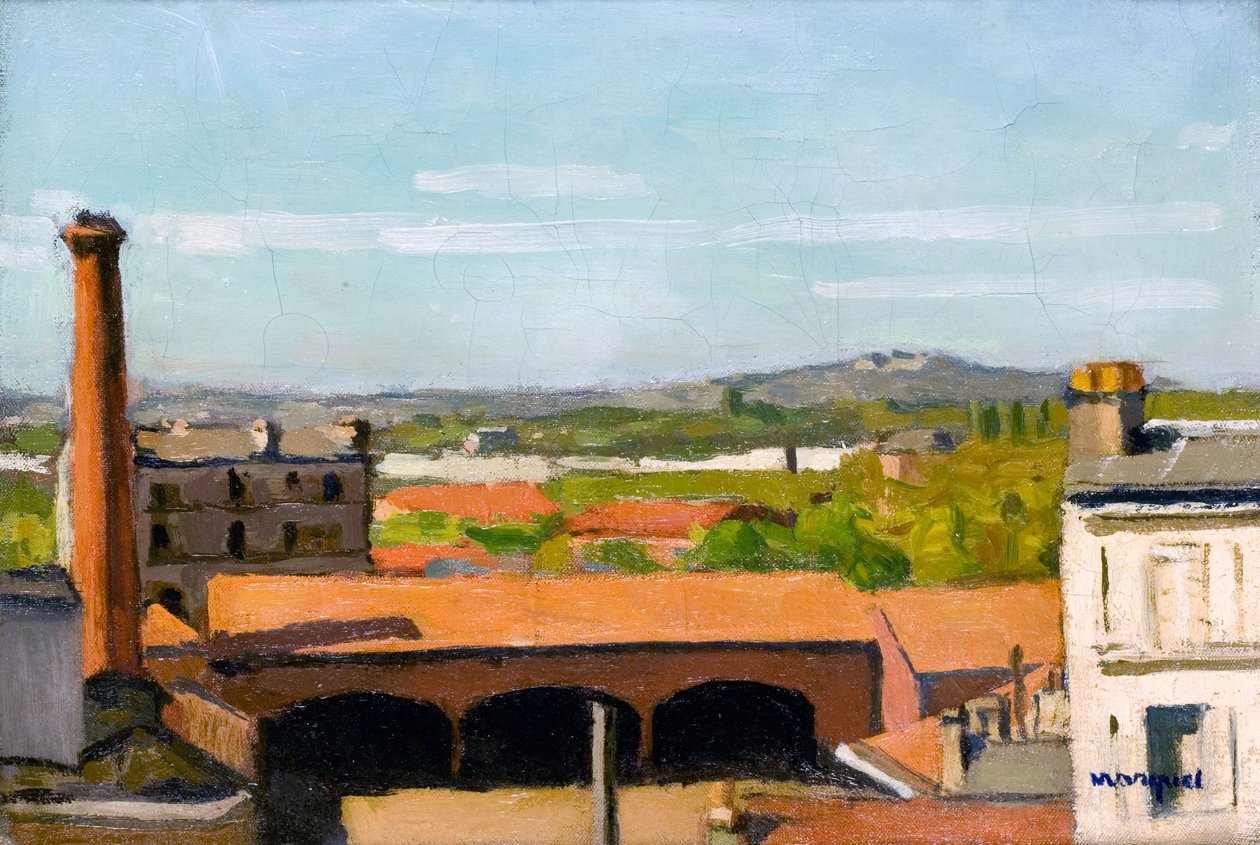 Os telhados vermelhos de Albert Marquet