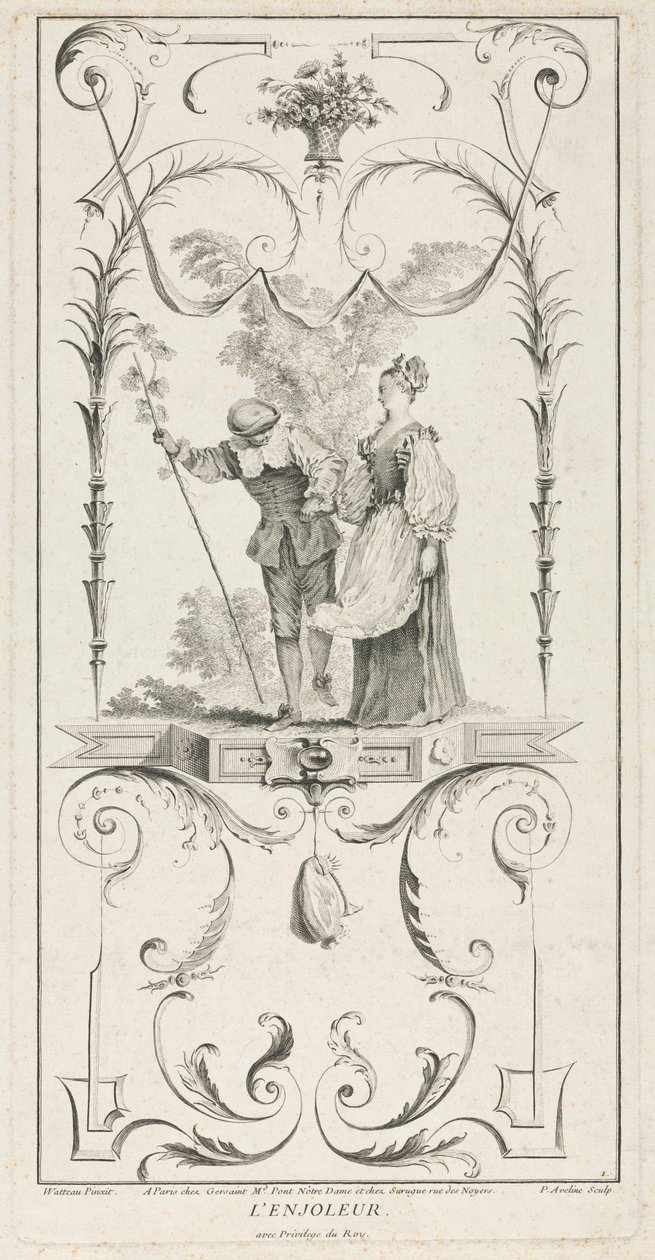 O Coaxer, Arabesco de Pierre Alexandre Aveline