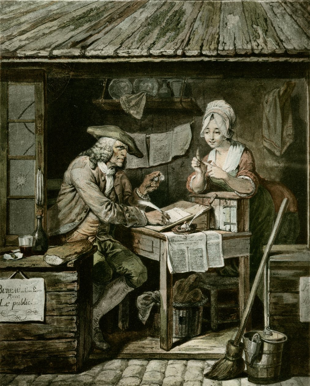O escriba público de Pierre Alexandre Wille