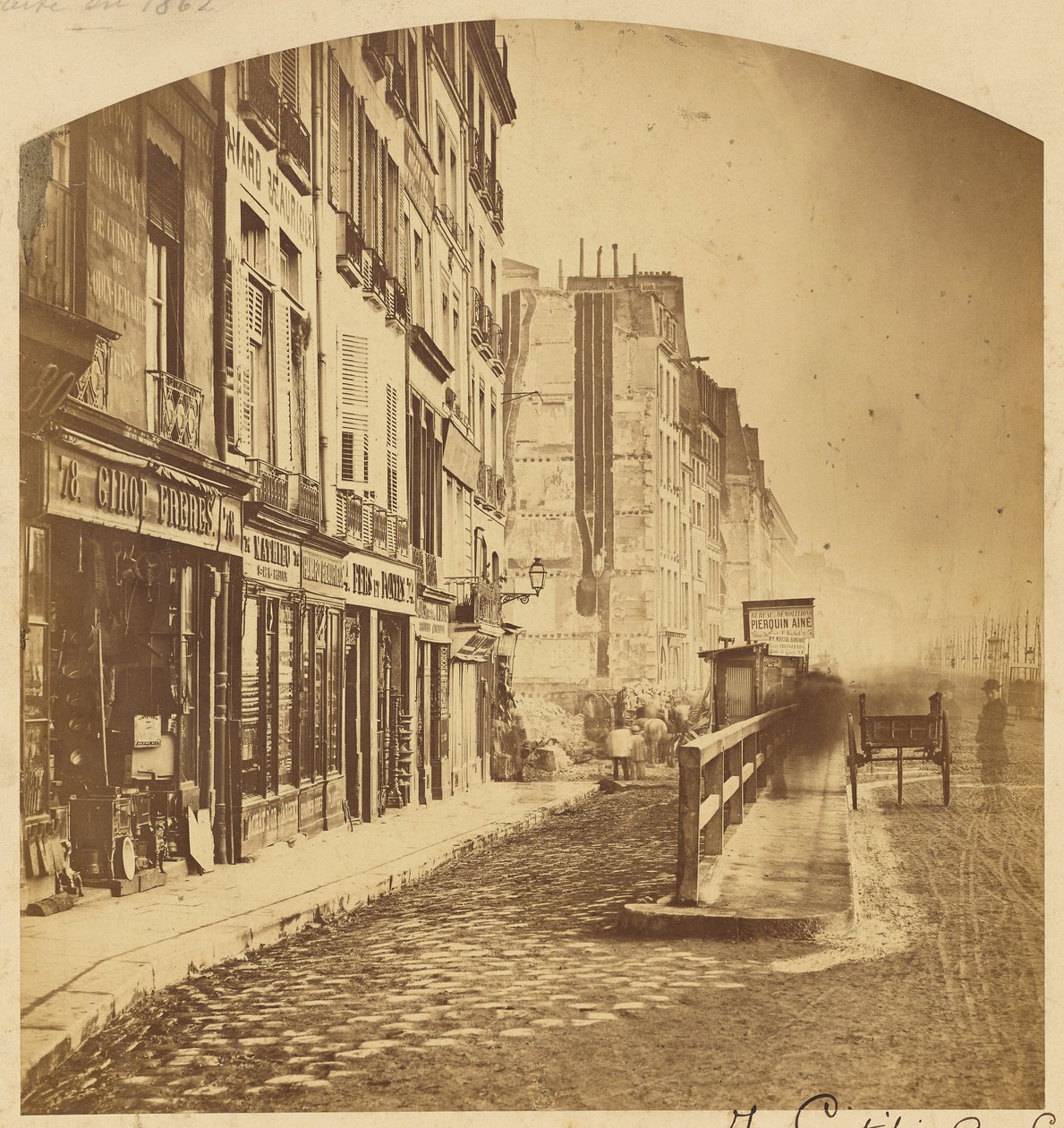 [Cena de rua de Paris]. de Pierre Ambrose Richebourg