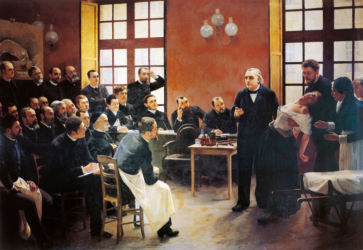 Uma Aula Clínica com o Dr. Charcot no Salpetriere de Pierre Andre Brouillet