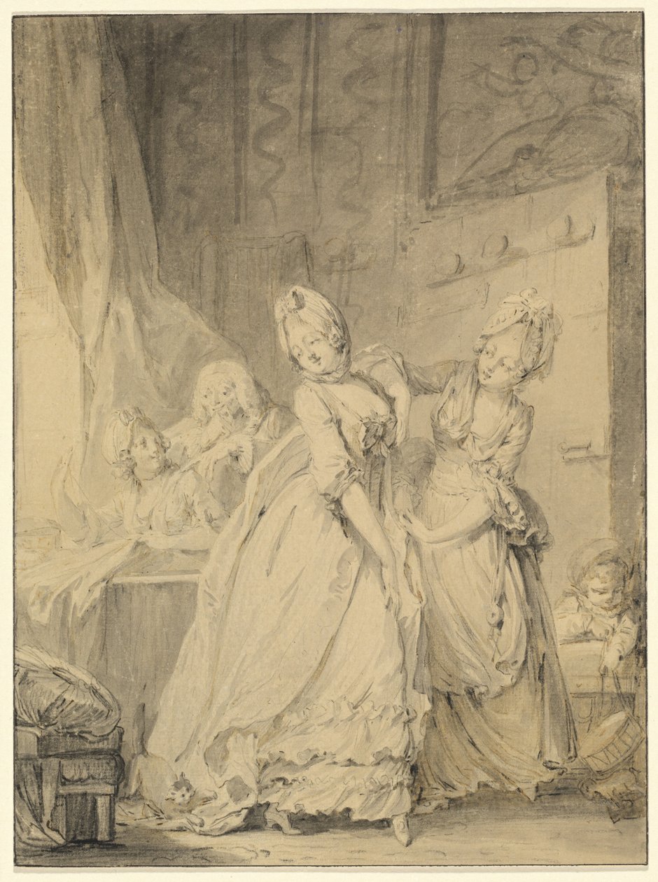 A coquete de Pierre Antoine Baudouin